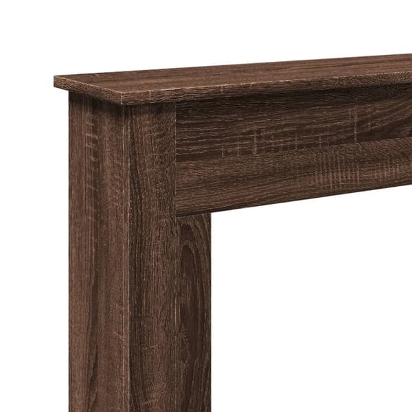 Spiselkrans brun ek 75x20x87,5 cm konstruerat trä