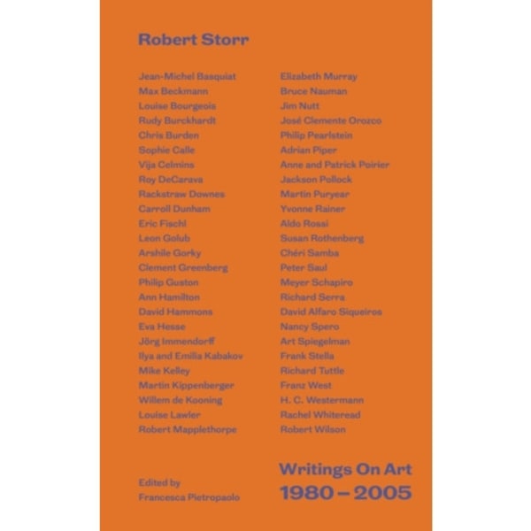 Writings On Art 1980-2005 (inbunden, eng)