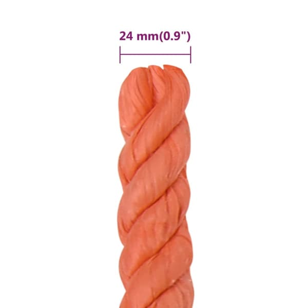 Rep orange 24 mm 50 m polypropylen