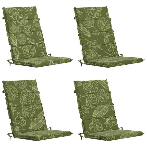 Dyna till stol med hög rygg GEMERT 4 st 100% Polyester