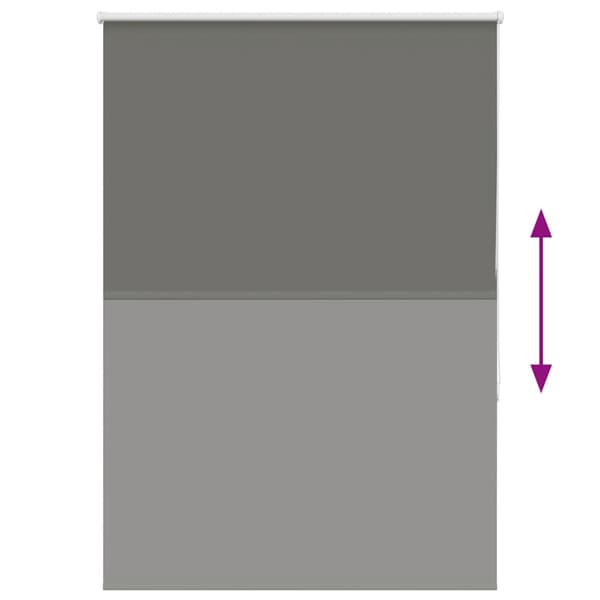 Rullgardin mörkläggning grå 115x175 cm tyg bredd 110,7 cm