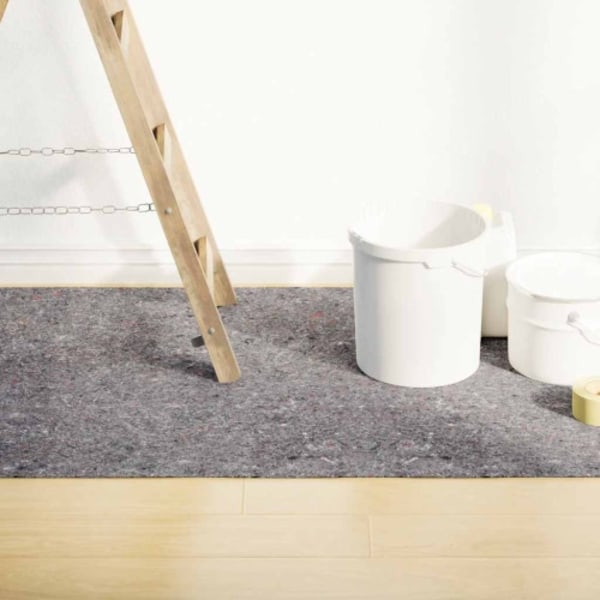 Halkfri målarduk 50 m 220 g/m² grå