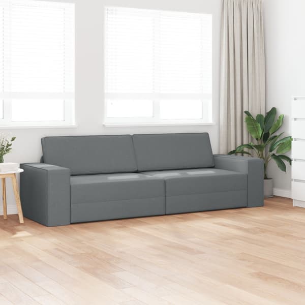 Soffsäng Mörkgrå 245 x 78 x 77 cm tyg