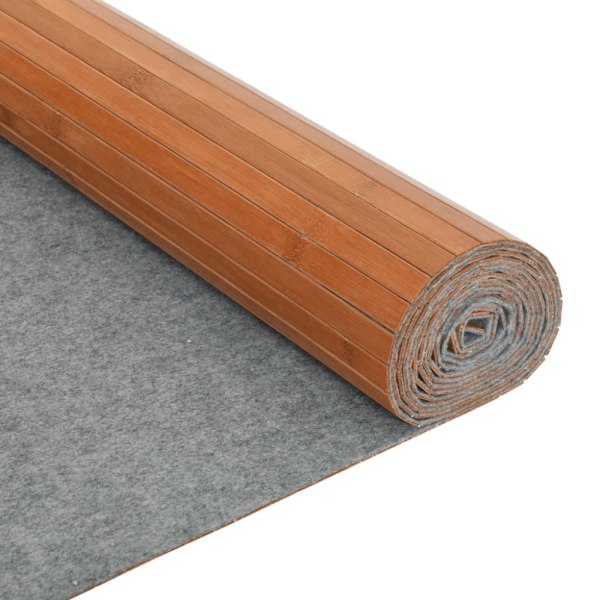 Rumsavdelare brun bredd 800 cm höjd 165 cm bambu