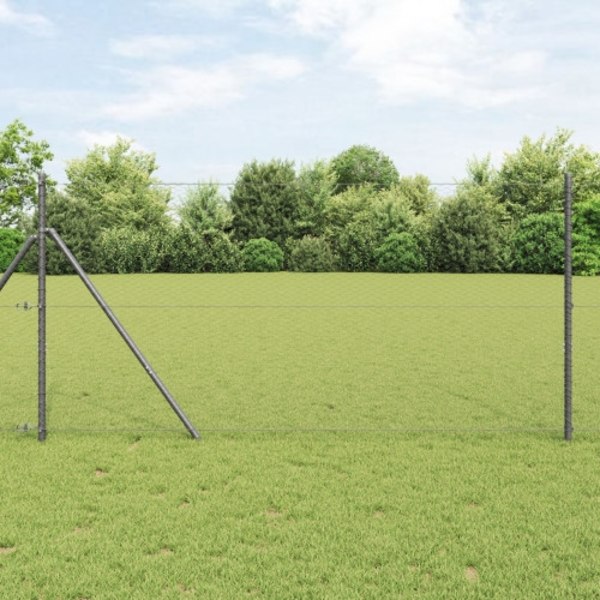 Sexkantigt stängsel Grå 1.4x50 m Stål