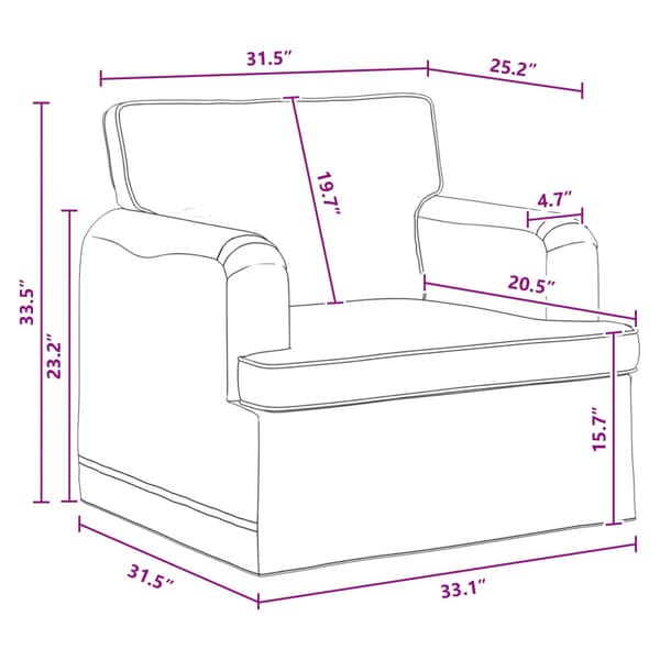 Soffset 2 pcs Mörkgrå 162 x 80 x 85 cm tyg