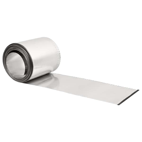 vidaxl Kant för gräsmatta 5 m x 10 cm Galvaniserat stål Silver