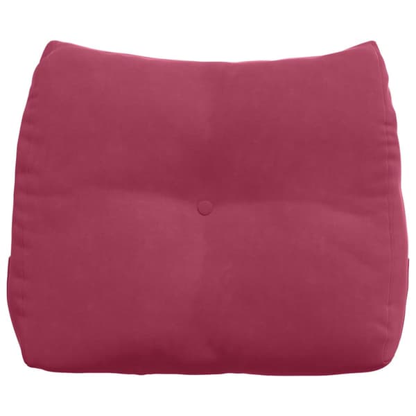 Ryggkudde Vinröd 60 x 24 x 50 cm Sammet
