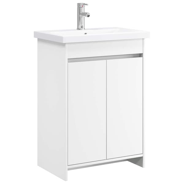 Badrumsmöbelset Vit 81 x 40 x 84,5 cm Konstruerat trä