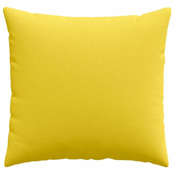 Sofakuddar 2 pcs Ljusgul 50 x 50 cm tyg