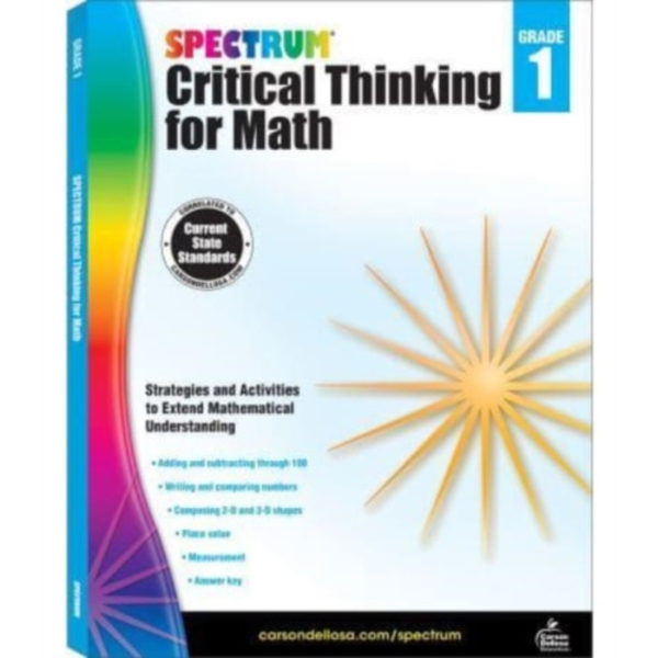 Spectrum Critical Thinking for Math Gr 1 (häftad, eng)