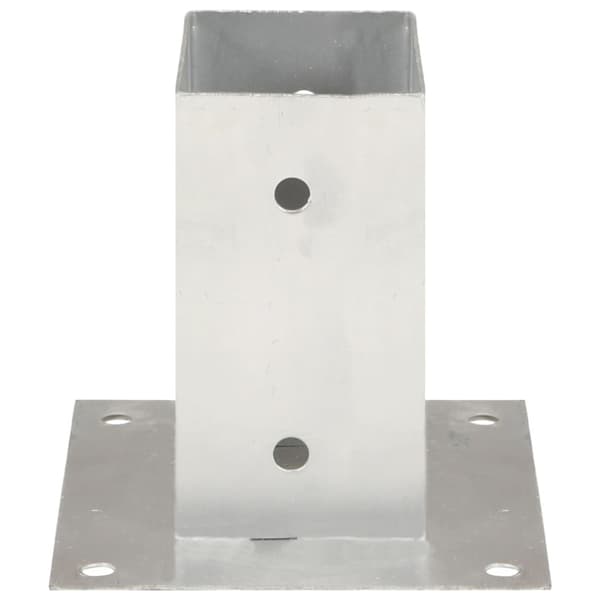 Stolpfot 4 st galvaniserad metall 71 mm