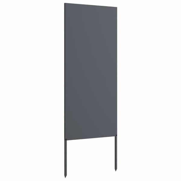 Trädgårds integritetsskärm Antracit 50 x 140 cm Kallvalsat stål