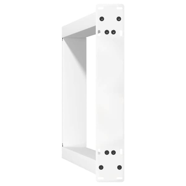 Konsolbordsben U-formade 2 st vita 28x(72-73) cm stål