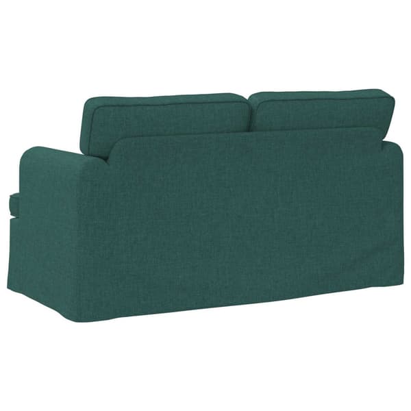 Soffa Mörkgrön 144 x 80 x 85 cm tyg