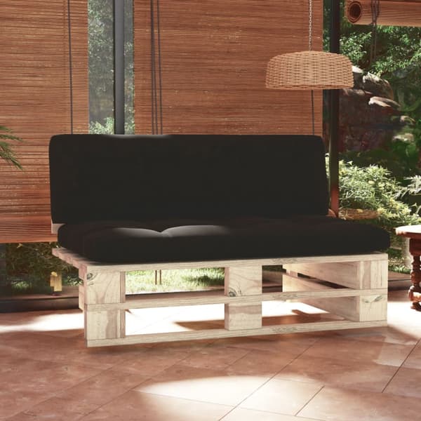 Mittensektion till pallsoffa impregnerad furu