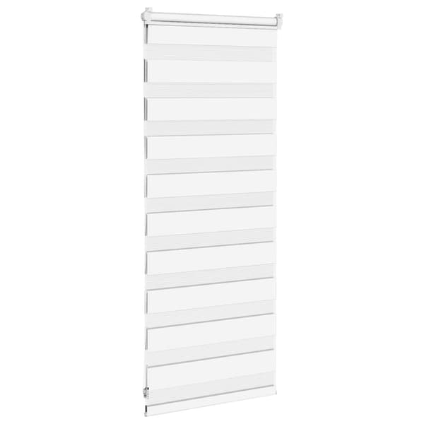 Rullgardin zebra vit 65x100 cm tyg bredd 60,9 cm polyester