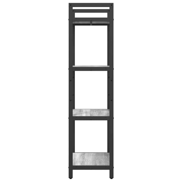 Hyllsystem Grå Sonoma 56 x 34 x 133,5 cm Konstruerat trä