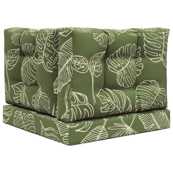 Utomhus Soffa Kudde 3 pcs Bladdesign Polyester