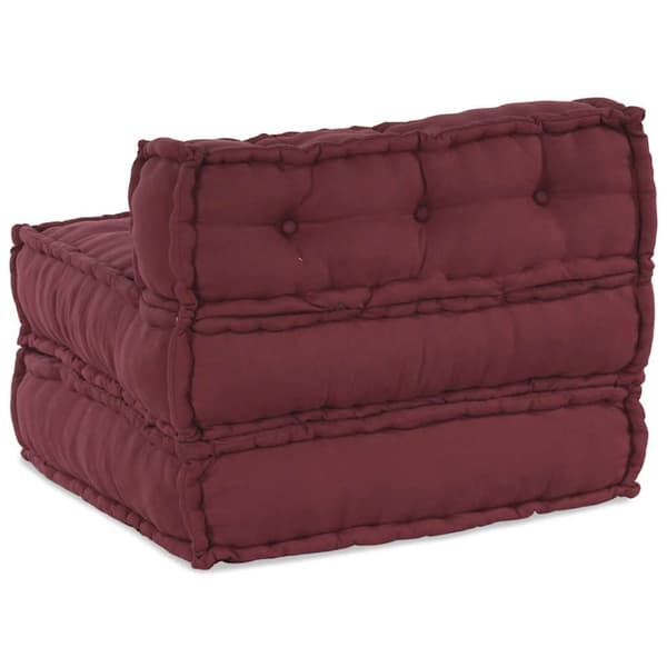 Modulär soffa rödbrun 70x70x54 tyg