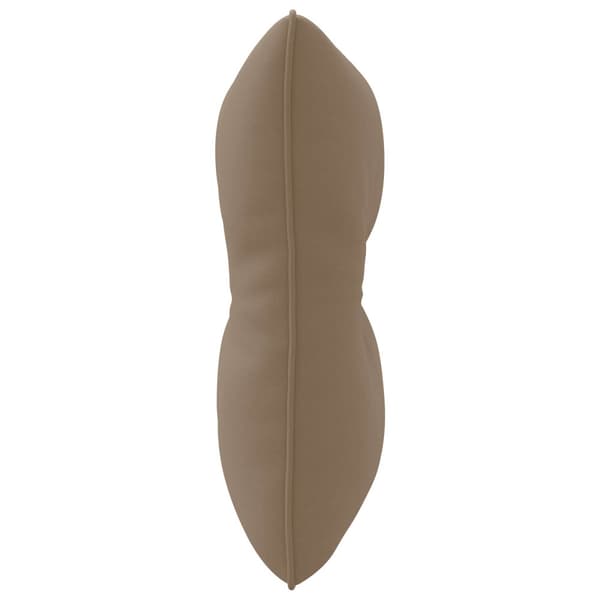 Ryggkudde PUTTEN 100% Polyester Taupe 40 x 40 x 10 cm