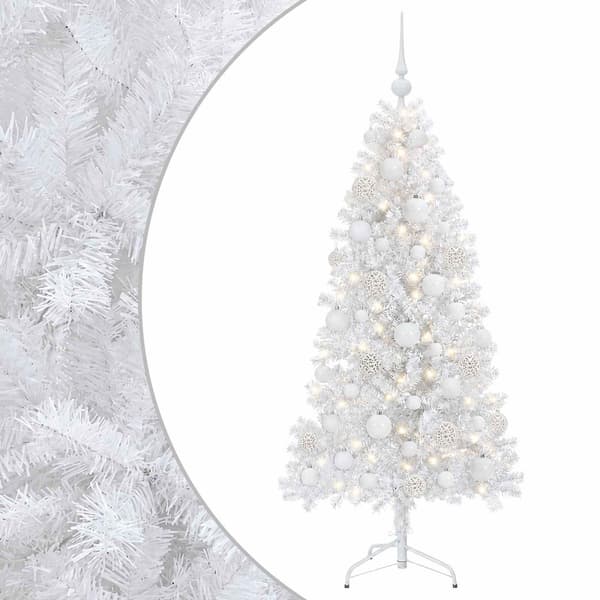 Plast Hingad Julgran 150 cm 150 LED-lampor Varmvit