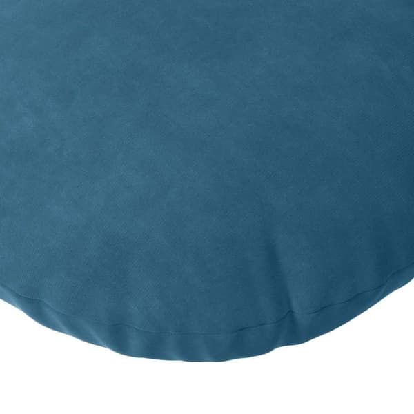 Sittkuddar 2 pcs Blå Ø50 x 19 cm Sammet