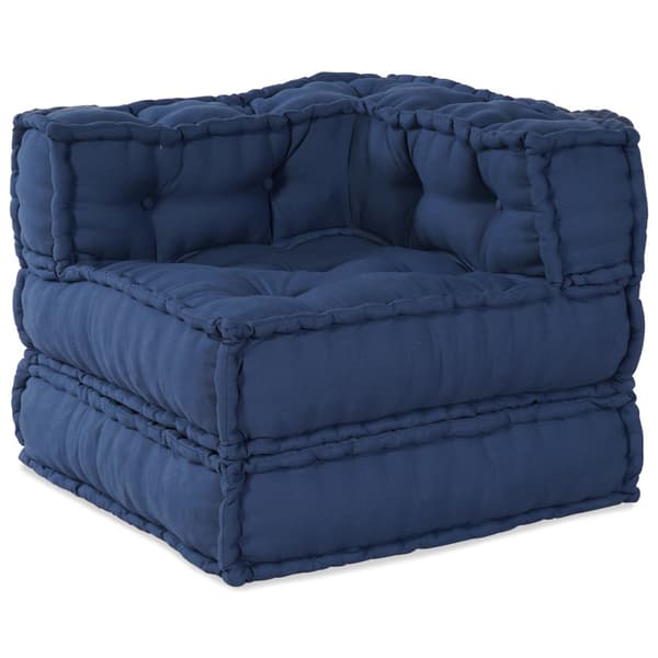Modulsofa enhet 4 pcs Indigo Tyg