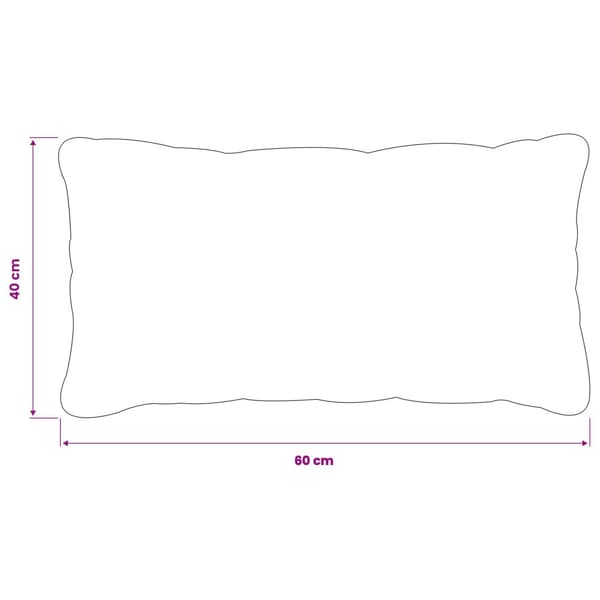 Kuddöverdrag 6 st HEERLEN Vinröd 40 x 60 cm Polyester
