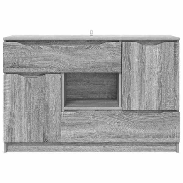 Sideboard Grå Sonoma 100 x 30 x 65,6 Konstruerat trä