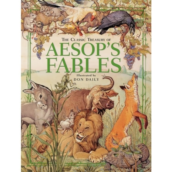 The Classic Treasury Of Aesop's Fables (inbunden, eng)