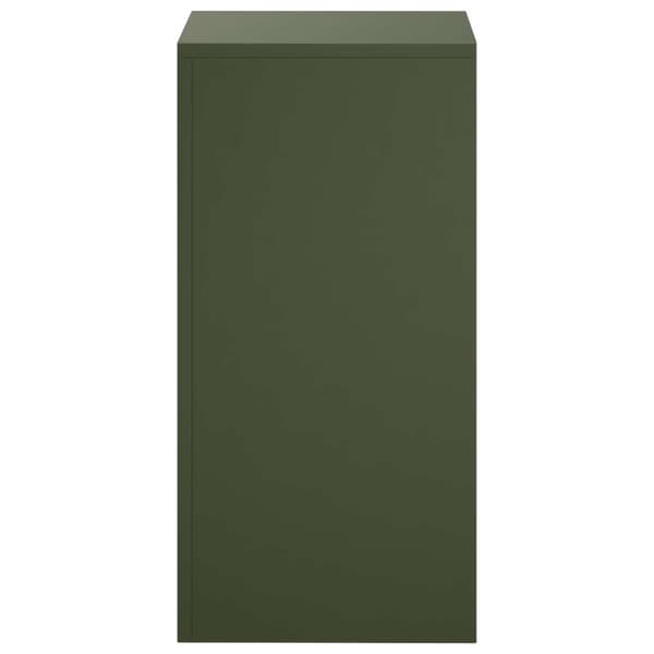 Växtställ 2 pcs Olivgrön 30 x 30 x 60 cm Stål