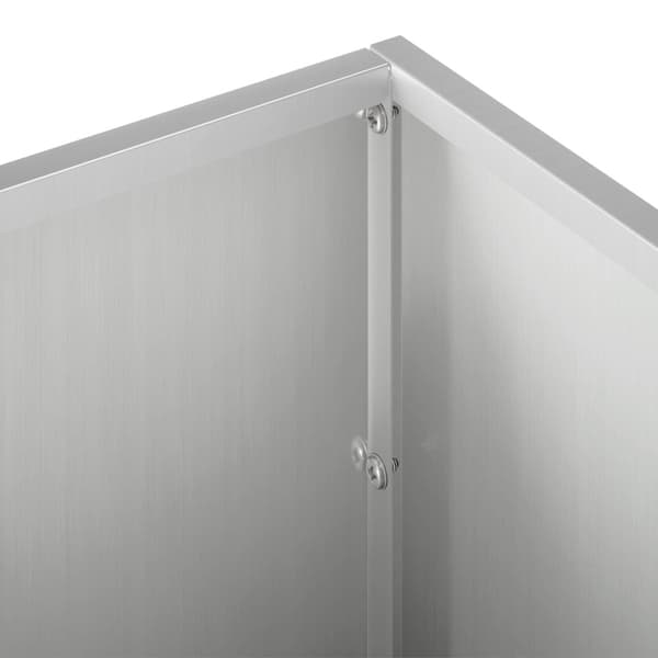 Trädgårdsplanterare Silver 60 x 20 x 20 cm Galvaniserat stål