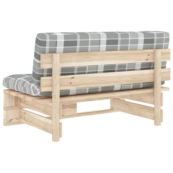 Mittensektion till pallsoffa impregnerad furu