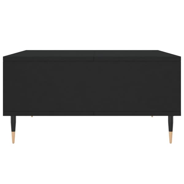 Soffbord svart 60x60x30 cm konstruerat trä