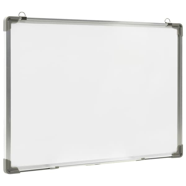 Magnetisk whiteboard vit 90x60 cm stål