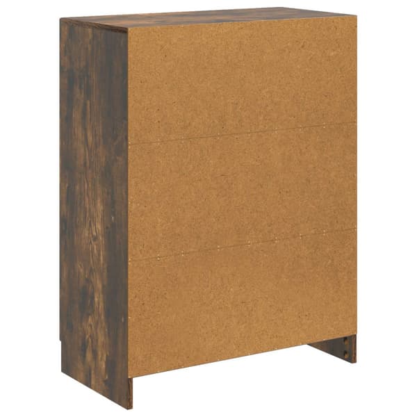 Sideboard Rökt ek 66 x 34,5 x 87 cm Konstruerat trä