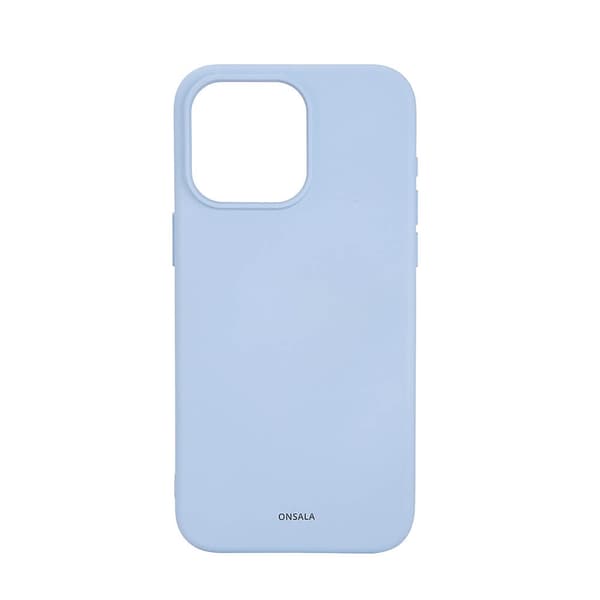 Back Sil Touch Recycled MagSerie iPhone 15 Pro Max Light Blue
