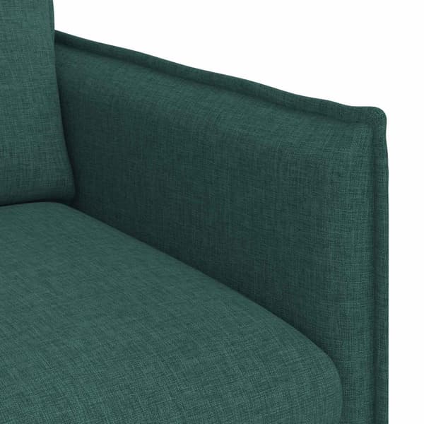 Soffset 2 pcs Mörkgrön 196 x 82 x 85 cm Tyg