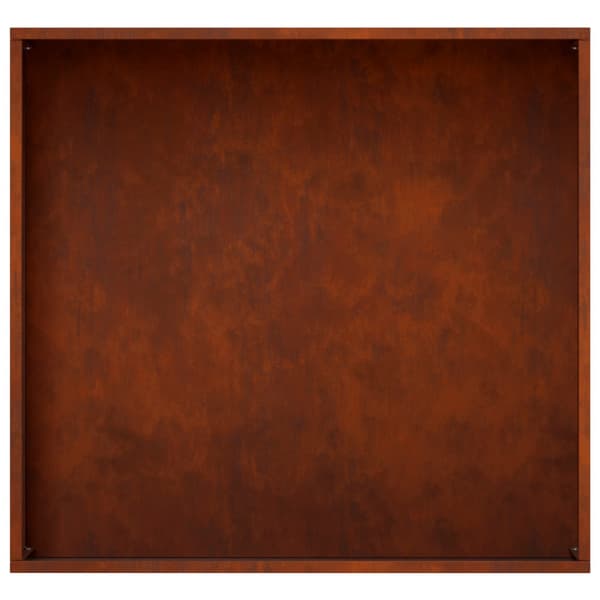 Trädgårdsplanterare 2 st Rostig 50 x 50 x 49 cm