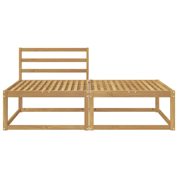 2 Stycke Utomhuspall Polyester Vit