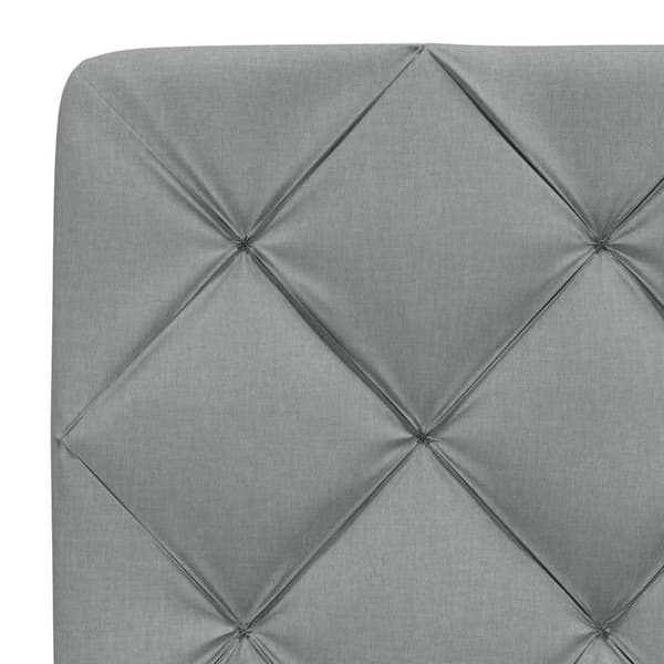 Bed with Mattress Light Grey 90x190 cm Fabric