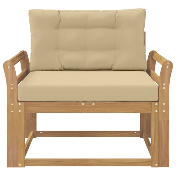Utomhus Mellansoffa Polyester Vit
