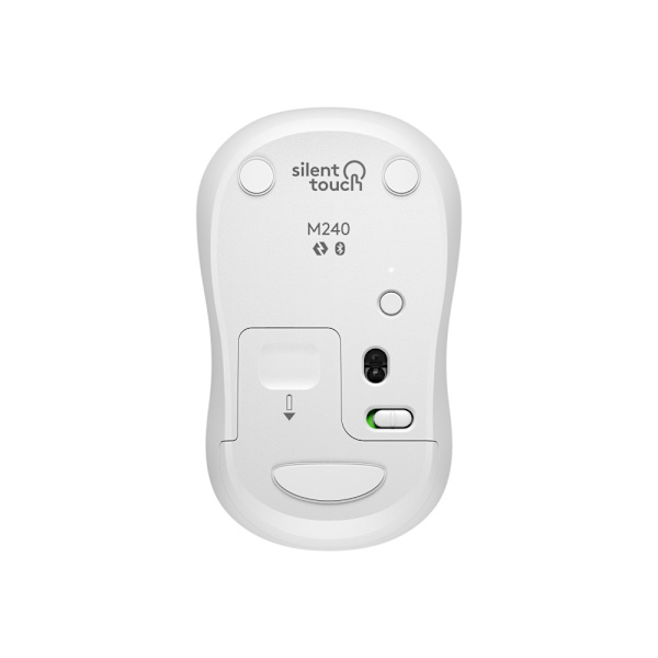 Logitech M240 Silent - mus - Bluetooth - offwhite