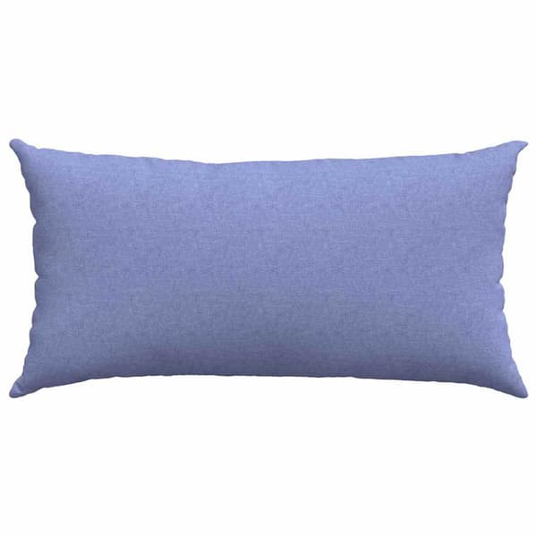 Sofakuddar 2 pcs Jeansblå 80 x 40 cm tyg