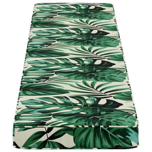 1-delad Bänk Kudde VUGHT 100% Polyester Bladmönster