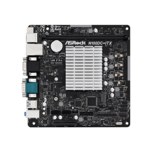 ASRock N100DC-ITX - moderkort - mini ITX - Intel N-series N100