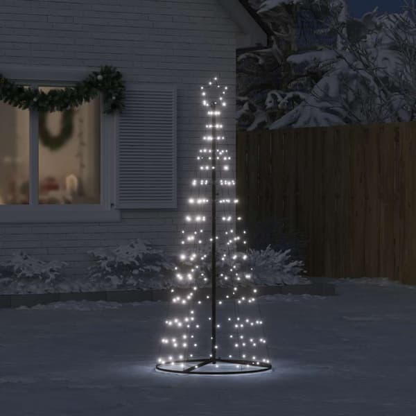 LED julgran 200 LEDs kallvit 180 cm