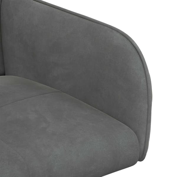 Matstolar 6 pcs Sammet Mörkgrå 59 x 56,5 x 86 cm