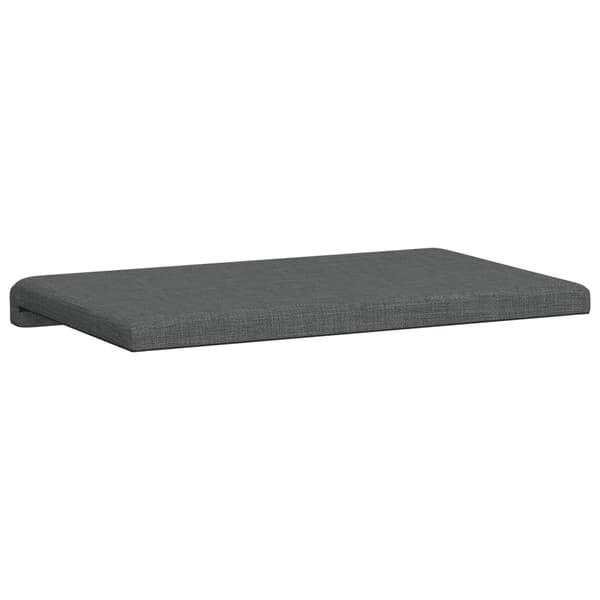 Bänk kudde Tyg Mörkgrå Djup 35 cm